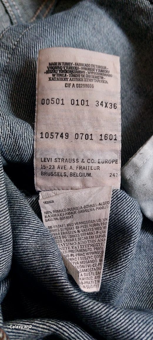 Продам свои фирменные джинсы LEVIS 501 винтаж начало 2000 х годов