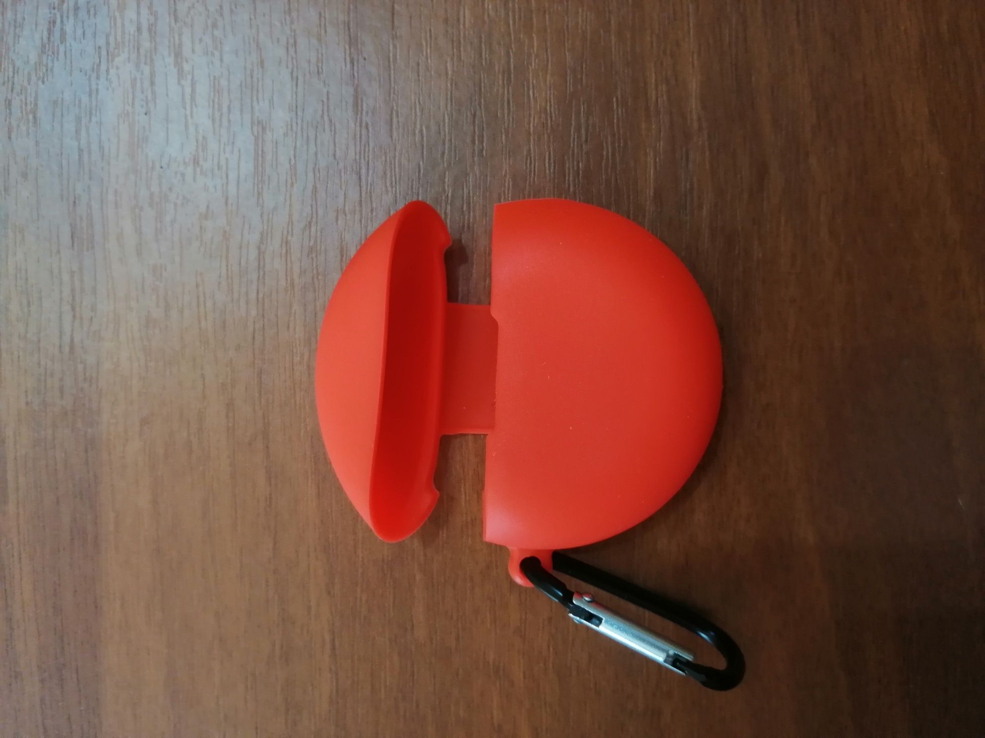 Чехол для наушників Huawei FreeBuds 4/4E (red) червоний з карабіном