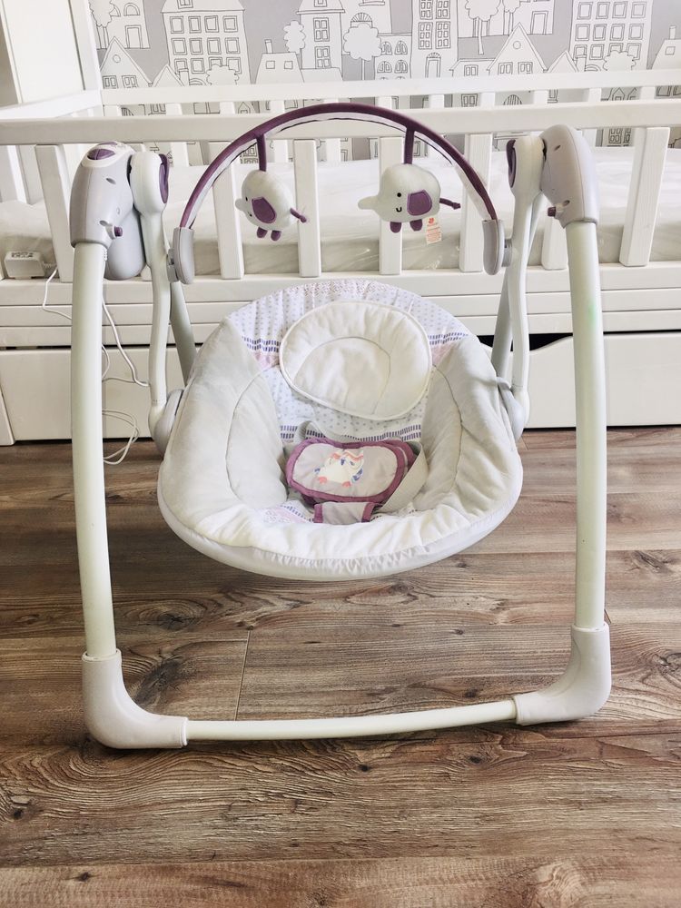 Крісло гойдалка: mastela deluxe portable swing