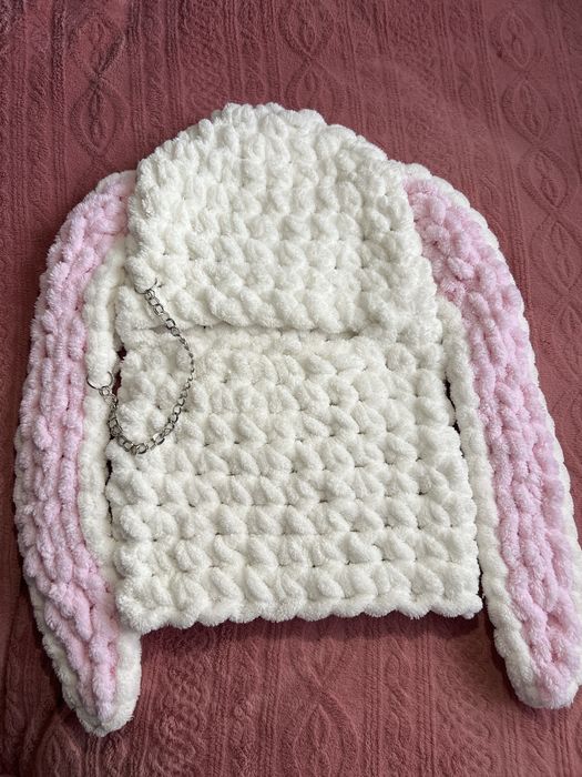 БАЛАКЛАВА зайчик,вьязана з цепочками |найнижча ціна!