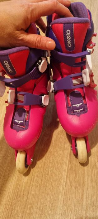 Patins criança menina e protecções