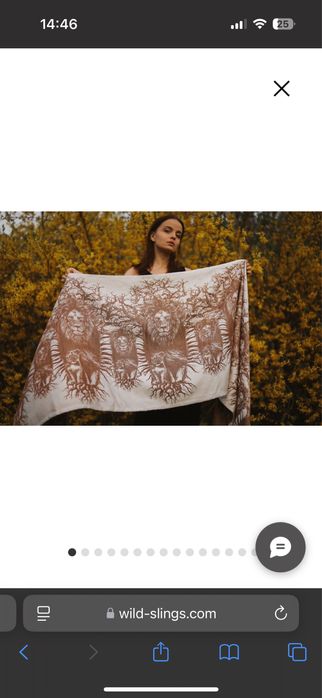 Chusta jedwab i eukaliptus wild sling NOWA