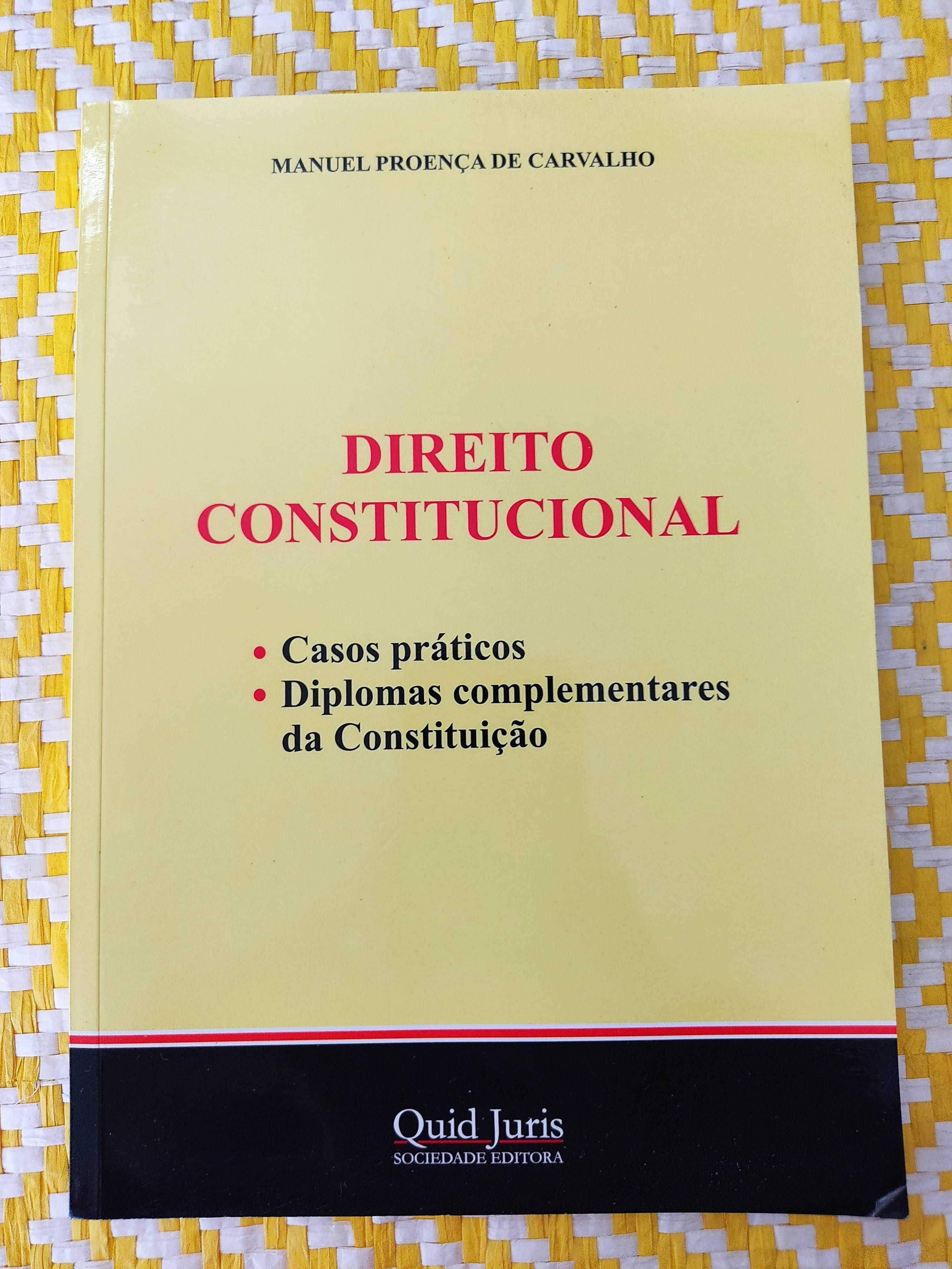 DIREITO CONSTITUCIONAL - Casos práticos
Manuel Proença de Carvalho