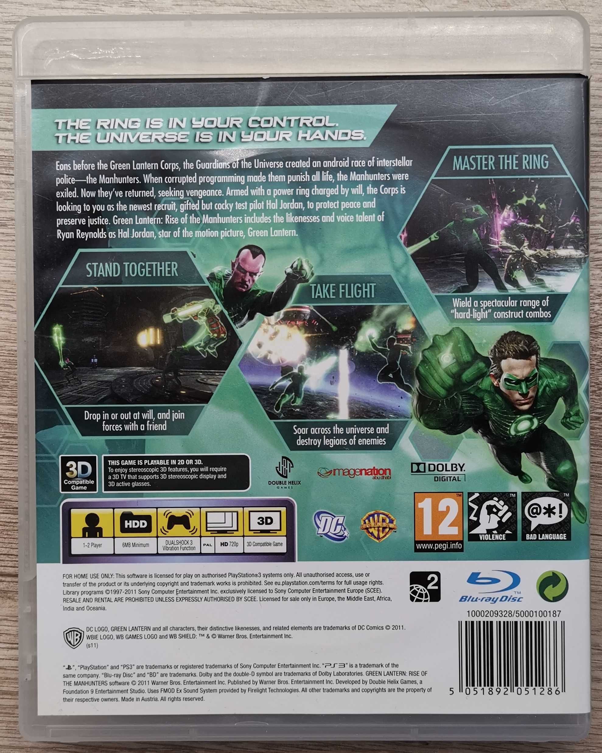 Gra Green Lantern: Rise of the Manhunters PlayStation 3 (PS3)