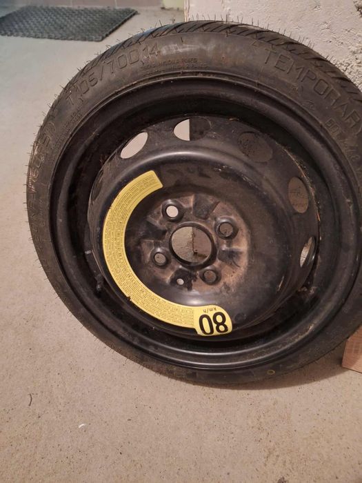 Koło dojazdowe - Opona zapasowa "Dojazdówka" T105/70D14