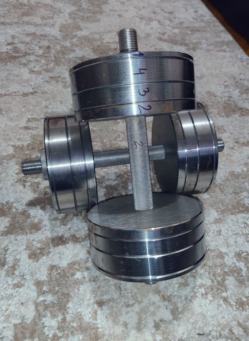 гантели 22 кг блин металл 165 мм