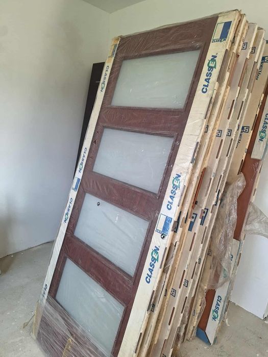 Drzwi wewnętrzne, drzwi łazienkowe, pełne, przeszklenia