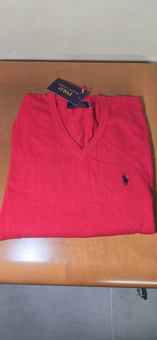 Pullover Ralph Lauren Homem VErmelho