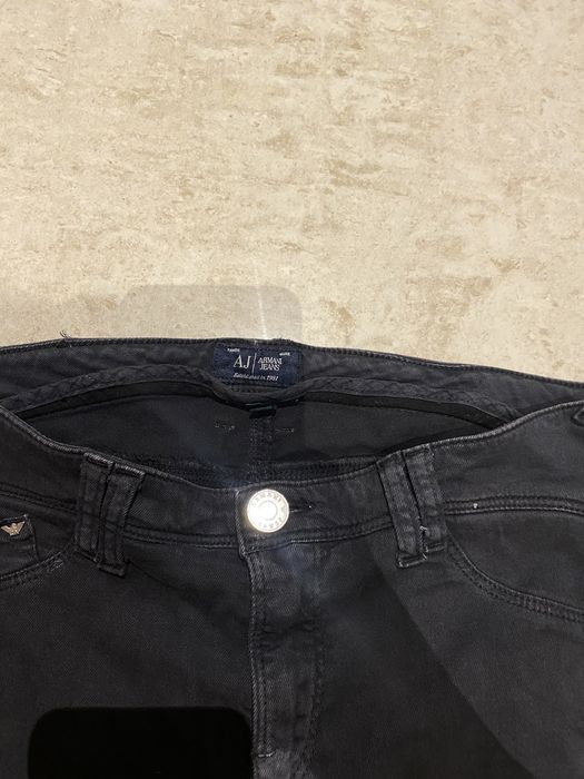 Calças pretas Armani Jeans