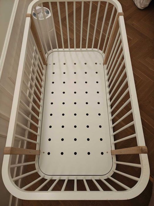 Łóżeczko dziecięce Oliver Furniture Wood Cot White/Oak