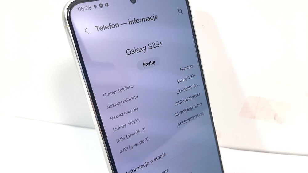 SAMSUNG GALAXY S23 PLUS 8/256 GB ideał komplet