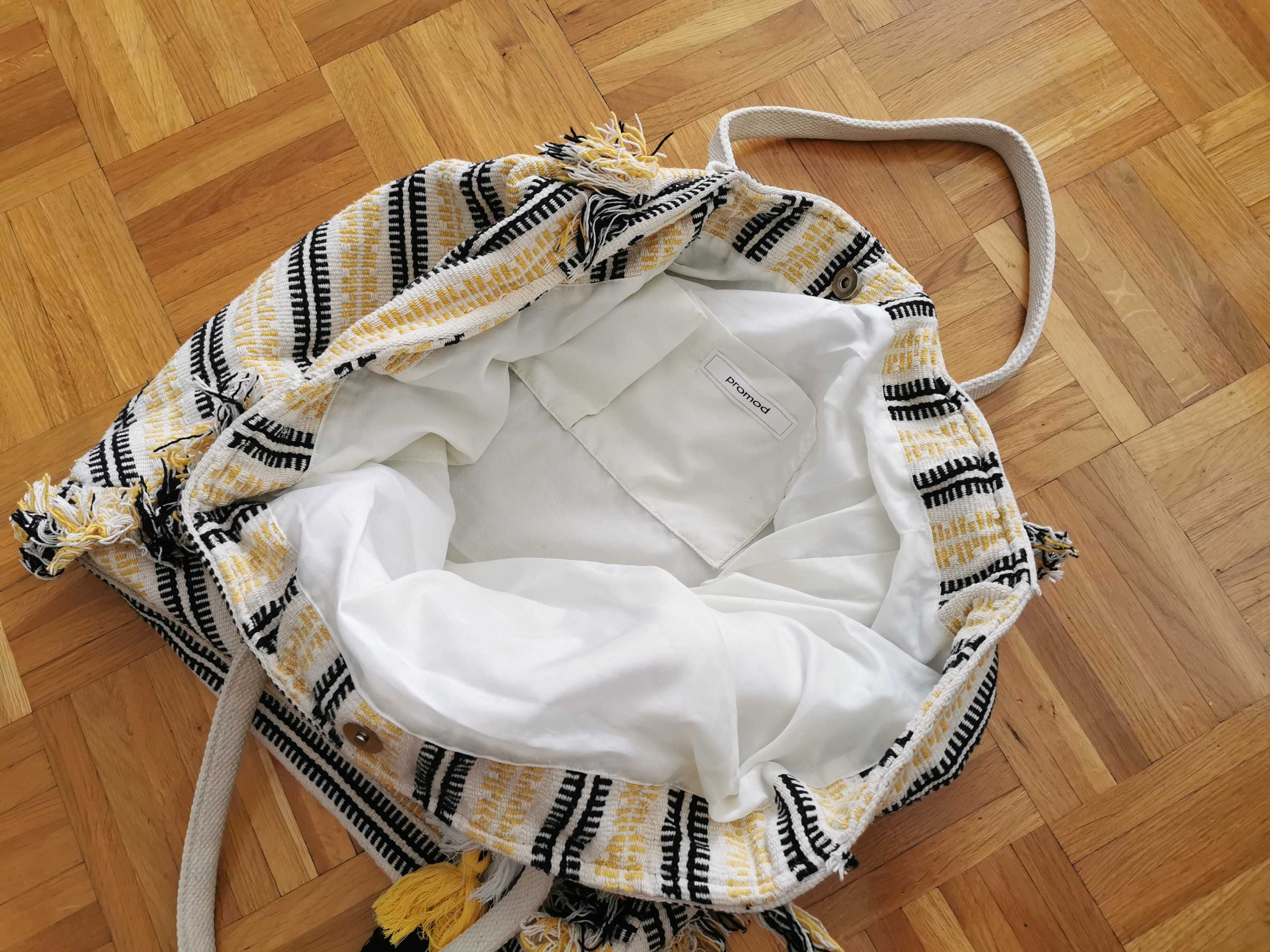 Torba worek Promod lekka efektowana