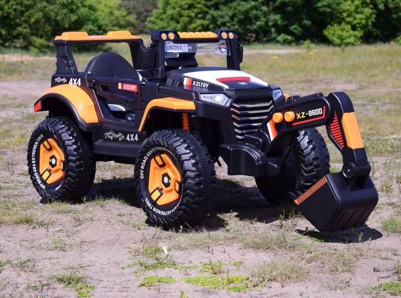 Autko na akumulator WIELKI JEEP KOPARKA KOPARKA dzieci pojazd zabawka