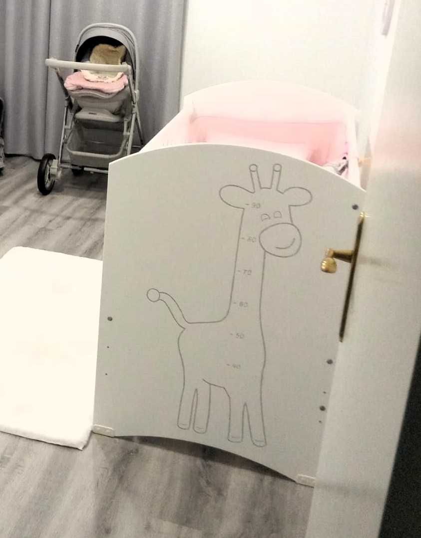Cama berço lacada a branco