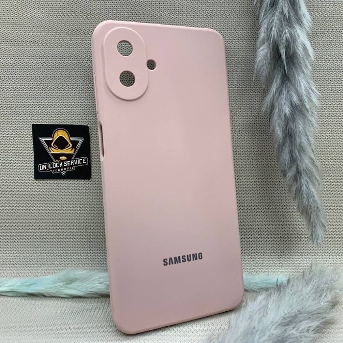 Топ! Samsung A07 с логотипом Противоударный чехол софт тач все модели