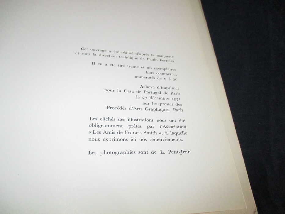 Livro Dessins Francis Smith  Casa de Portugal