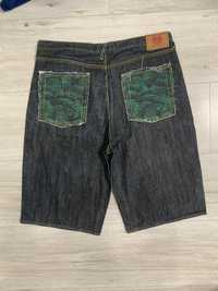 Red monkey шорты Baggy shorts , evisu , sk8 , ecko , jnco, southpole