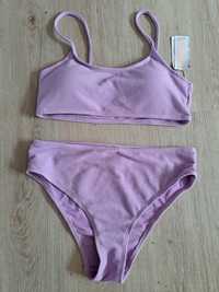 Liliowy Fioletowy strój kąpielowy bikini xl 42 sinsay