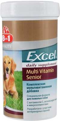 Мультивитаминный комплекс 8in1 Excel Multi Vit-Senior для пожилых соба