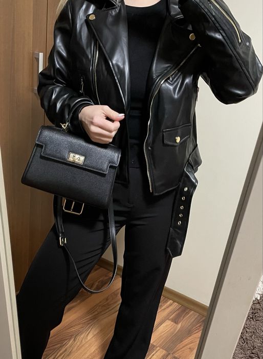 Куртка косуха, шкірянка НОВА , розмір S zara