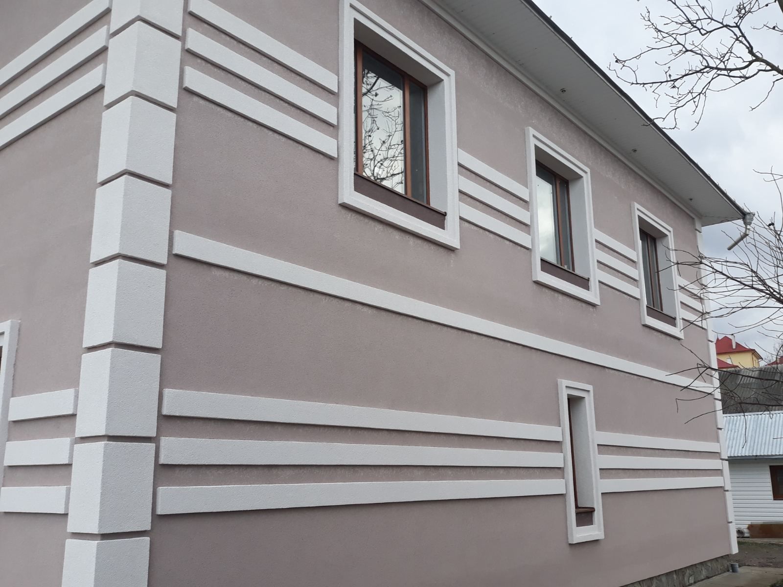 Фасадні работи утеплення будинків, фасади