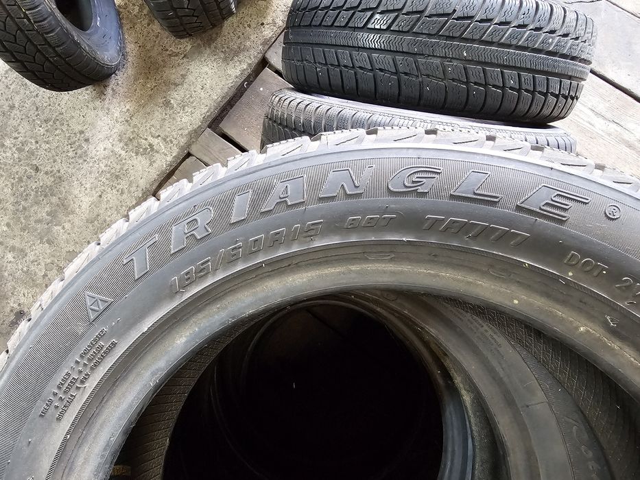2 sztuki używanych opon zimowych Triangle 185/60R15