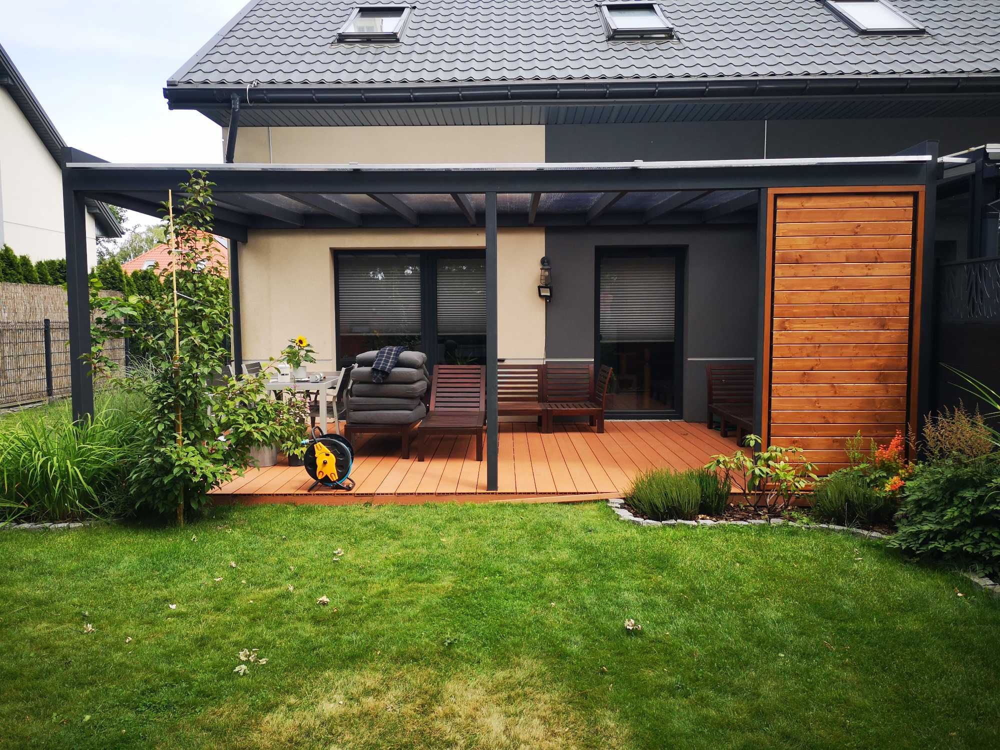 pergola 4x5m/ zadaszenie tarasu/zadaszenie/wiata/roleta