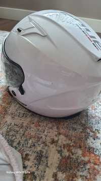 Kask otwarty MT Helmets AVENUE SV z blendą biała perła