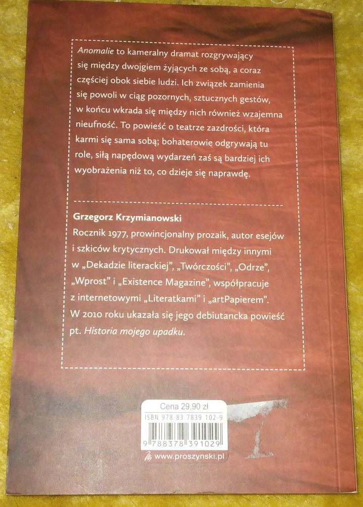 Anomalie - Grzegorz Krzymianowski