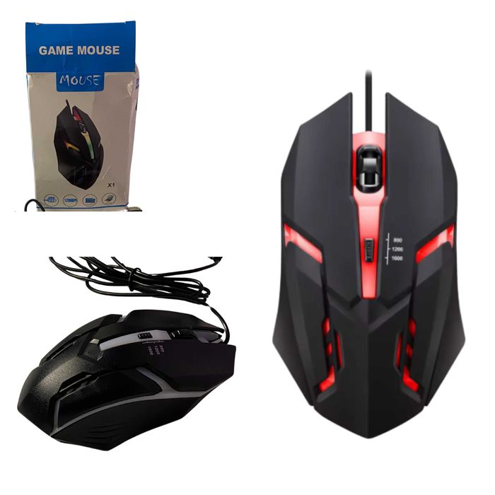 Podświetlana Myszka Gamingowa RGB