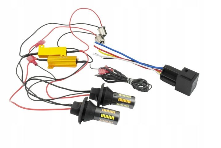 2w1 Dzienne DRL+ KIERUNKOWSKAZY 66 SMD 4014 PY21W