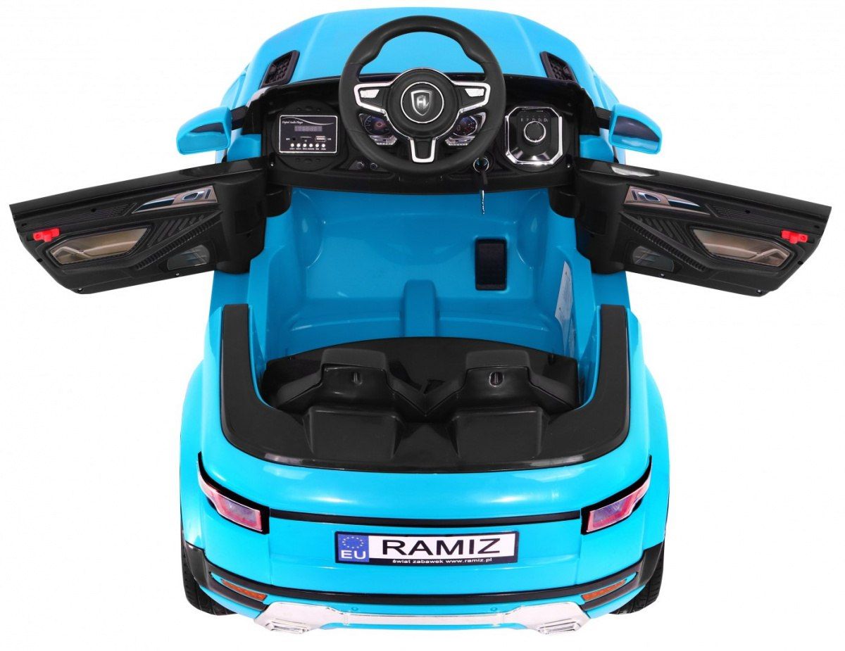 MP3 +KLUCZYK+EVA +Samochód AUTO elektryczny na akumulator Rapid Racer
