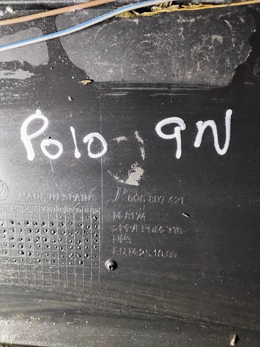 Parachoques vw polo 9N2