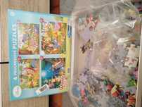 Puzzle Kubuś Puchatek 20,60, 100,180 zestaw