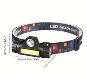 LED ліхтарик фонарик акумуляторний