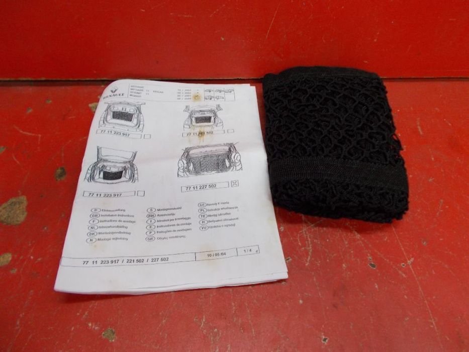 RENAULT MEGANE II SCENIC II MODUS SIATKA BAGAŻNIKA