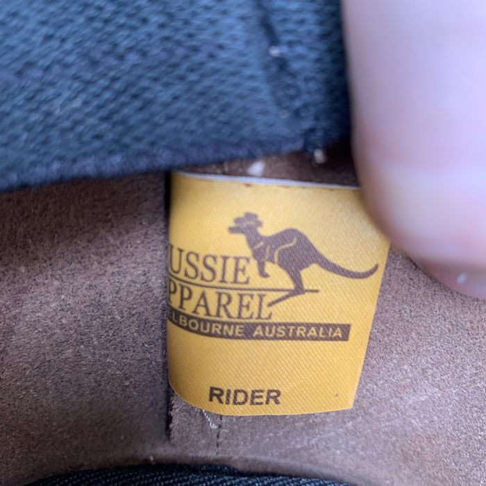 Ковбойская шляпа капелюх шкіра Aussie Apparel rider розмір L Австралія