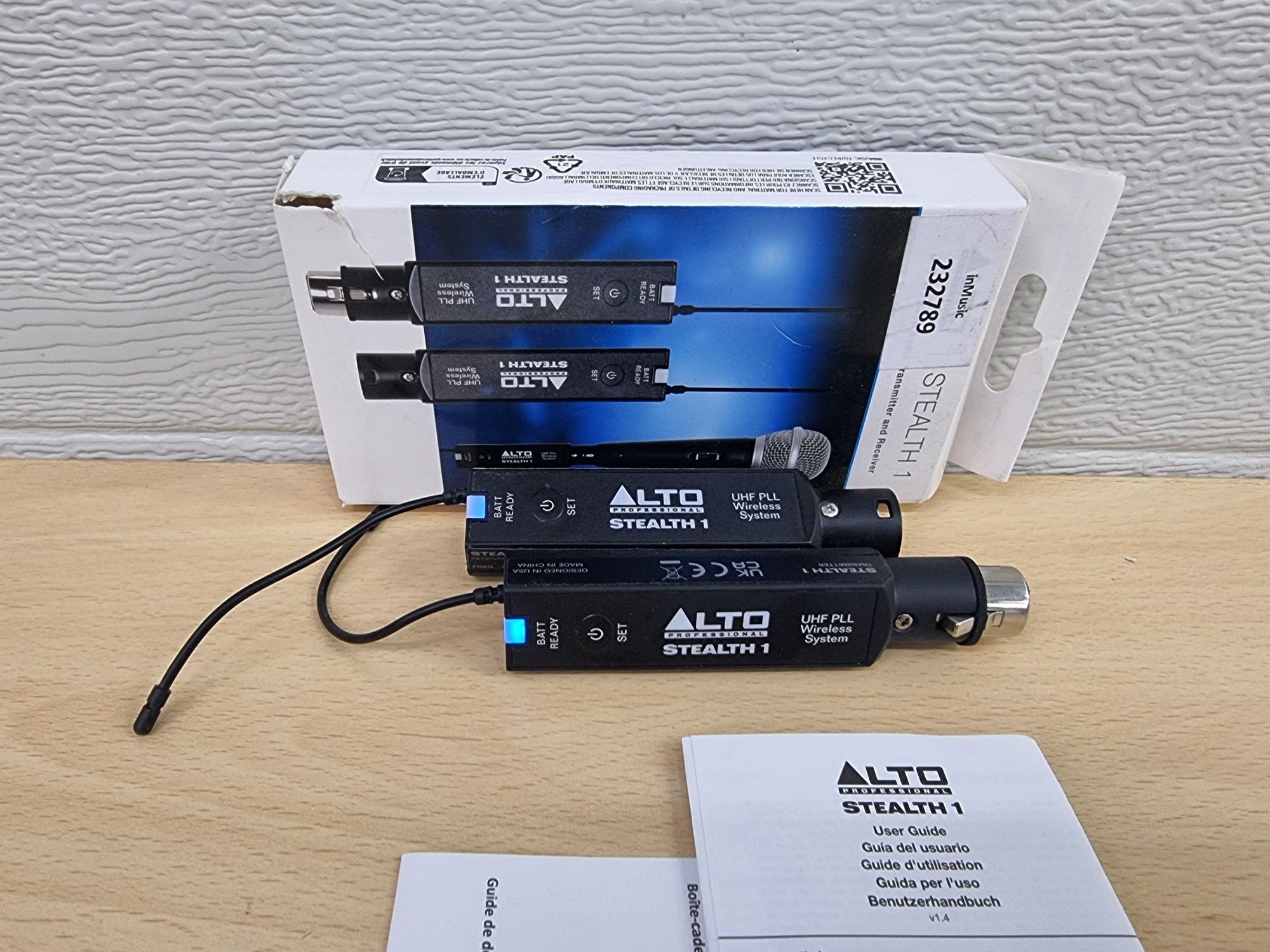 Alto Stealth 1 system bezprzewodowy do mikrofonu lub każdego audio xlr
