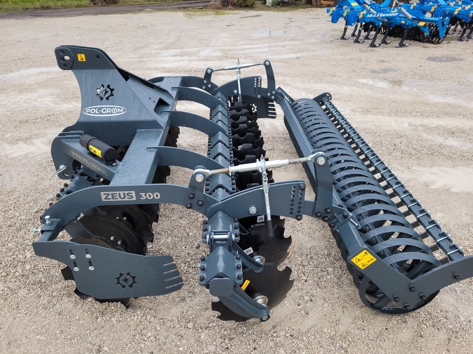 Od ręki!!! Brona talerzowa 3m Pol-Grom Zeus BTZ300
