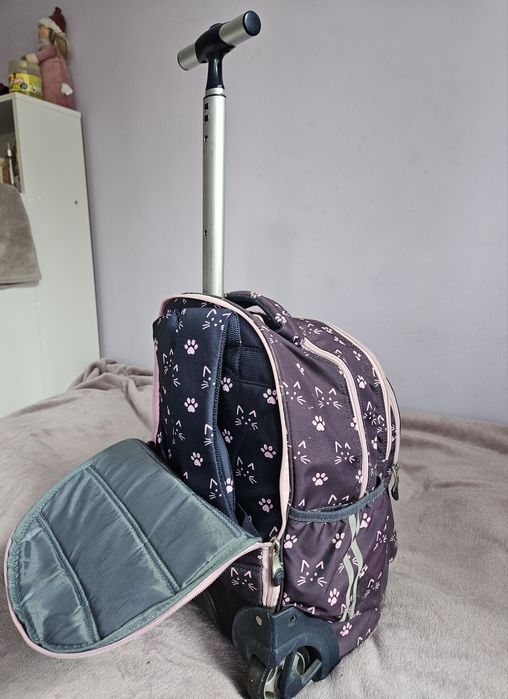 ST.RIGHT Plecak na kółkach szkolny wielokomorowy KOTY