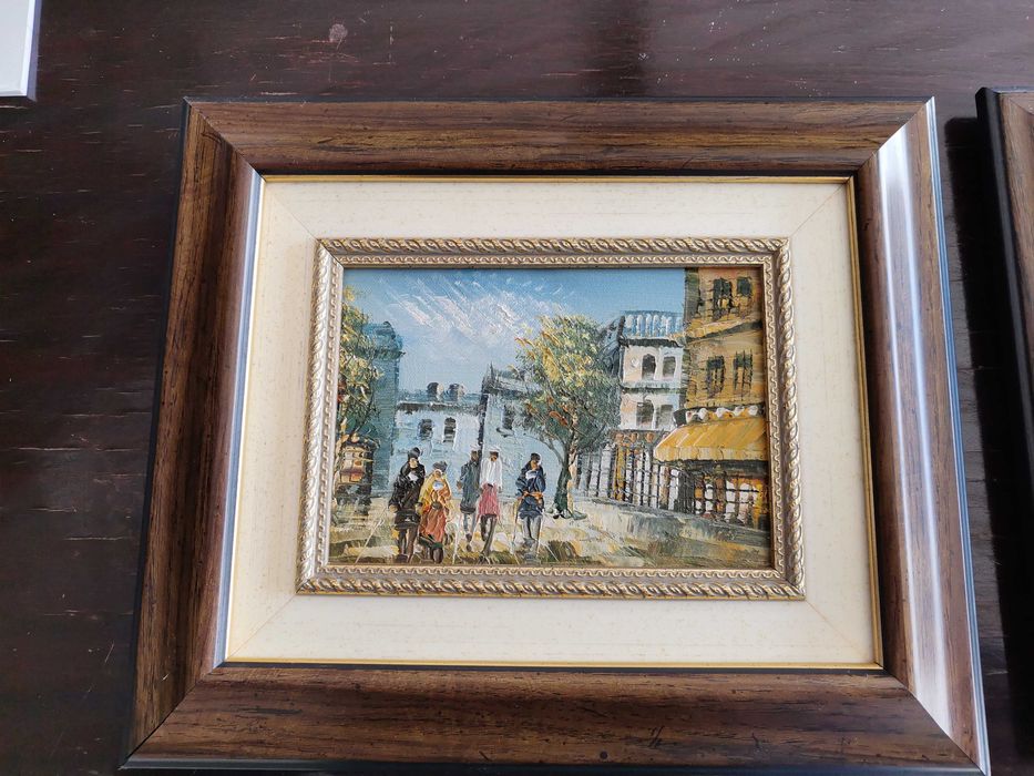 Quadros pintura a óleo perfeito estado