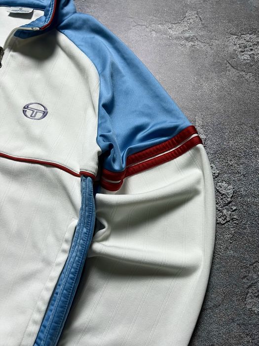 Олимпийка зипка зип Sergio Tacchini в белом  размер M-L, Ralph Lauren