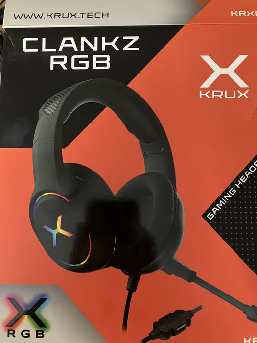 Słuchawki Gamingowe Krux Clankz RBG
