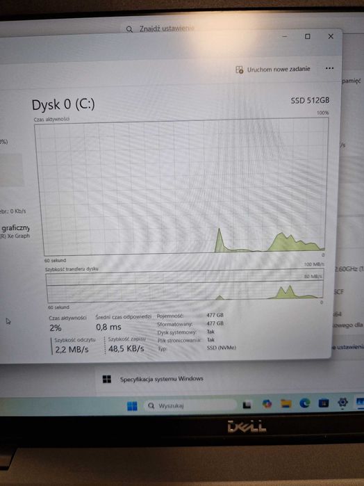 Laptop Dell Latitude 5420 i5 11gen 16GB ram 512Gb nvme usb c lenovo