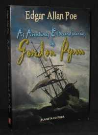 Livro As Aventuras Extraordinárias de Gordon Pym Edgar Allan Poe