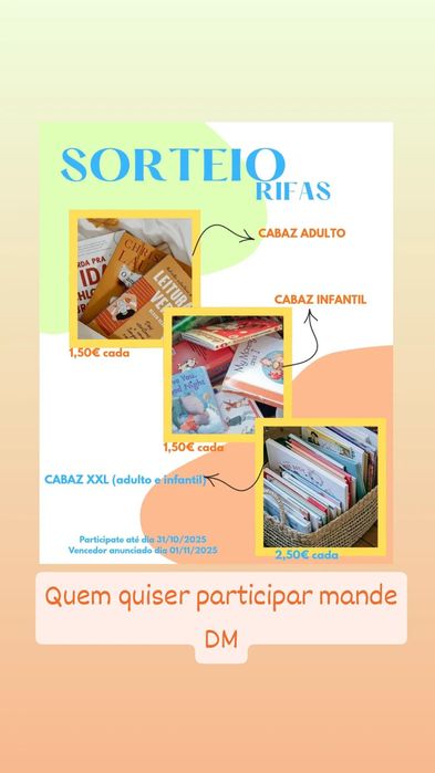 Rifas - cabaz literário