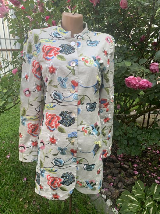 Льнянии піджак, платье