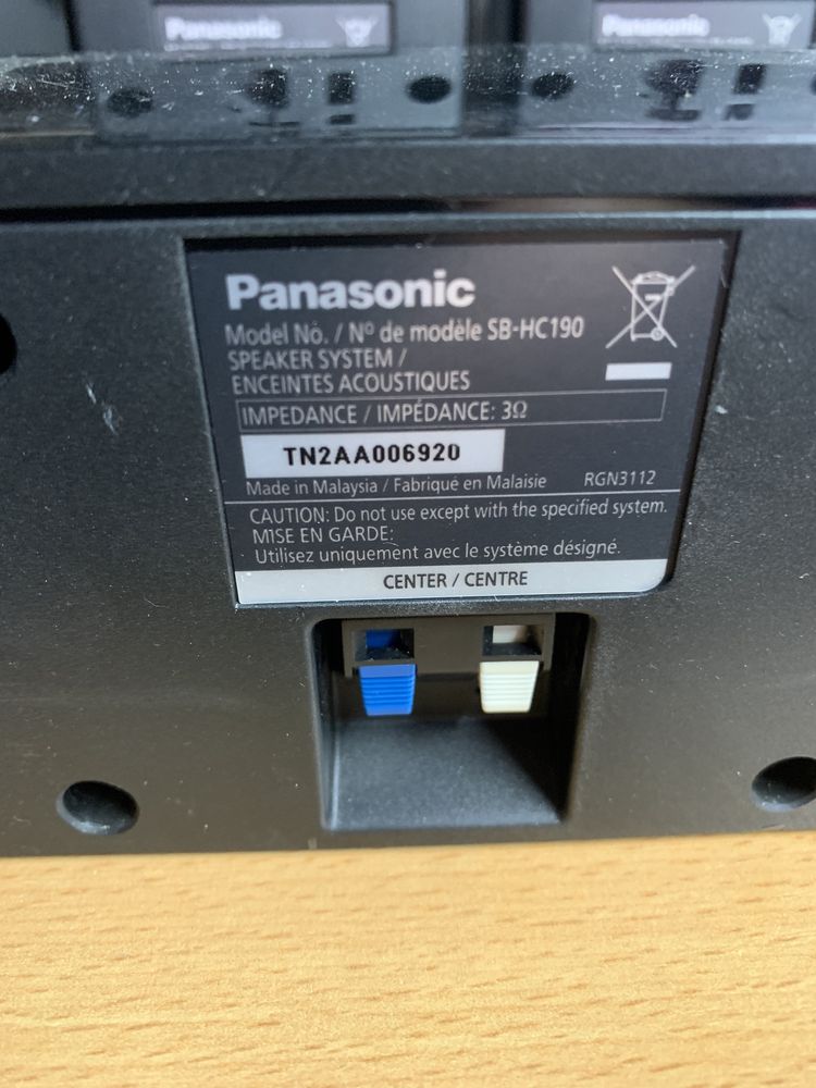 Głośniki Panasonic 3ohm