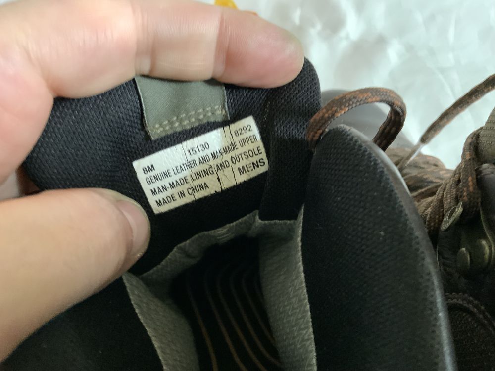 Фирменные зимние кожаные термо-ботинки Timberland. Размер 41 / 26.5 см