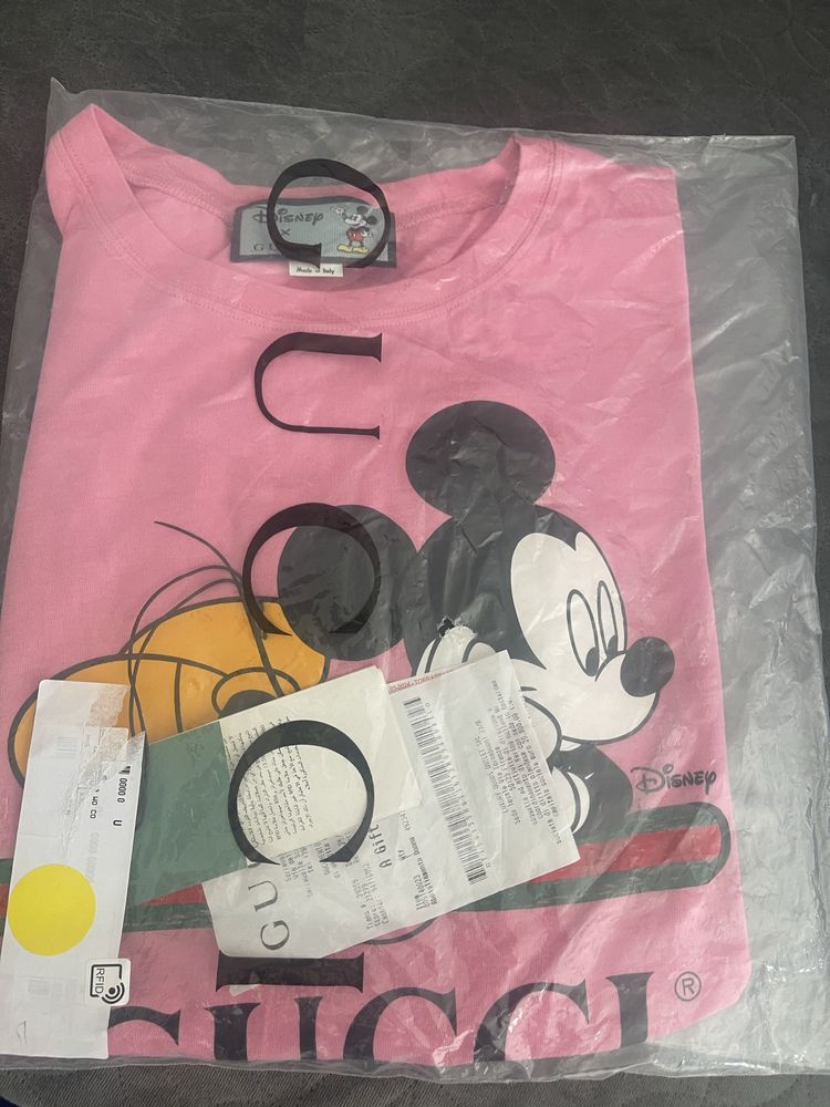 Gucci oryginalny t-shirt Myszka Miki S